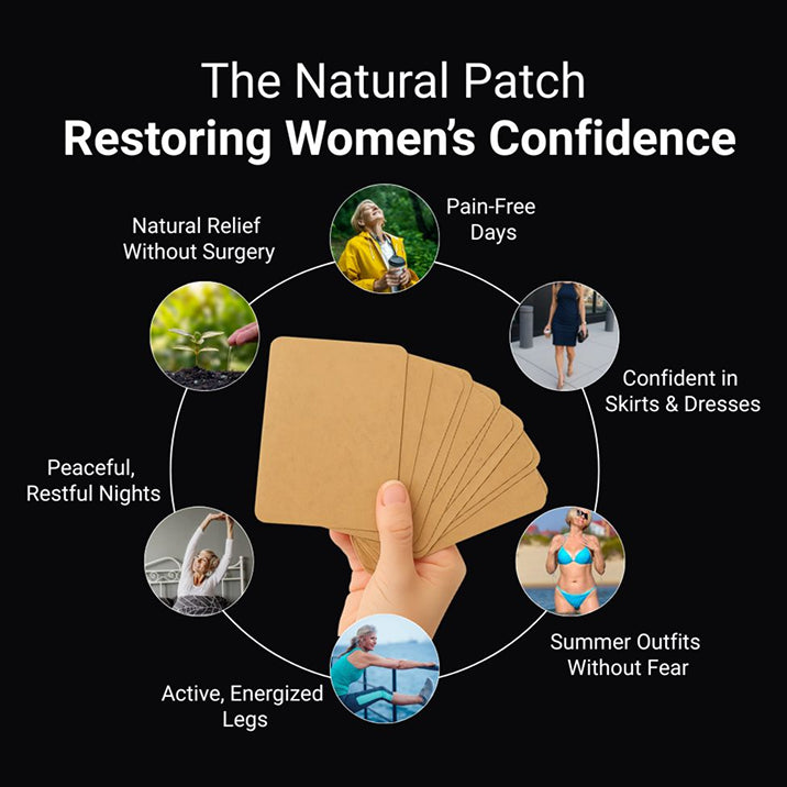 Varicose Free Patches – Ultimate Confidence & Comfort Solution Backed by Ancient Herbal Wisdom