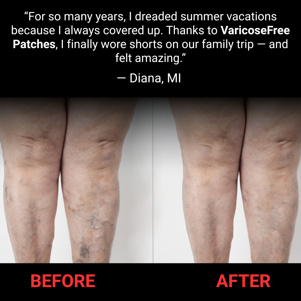 Varicose Free Patches – Ultimate Confidence & Comfort Solution Backed by Ancient Herbal Wisdom