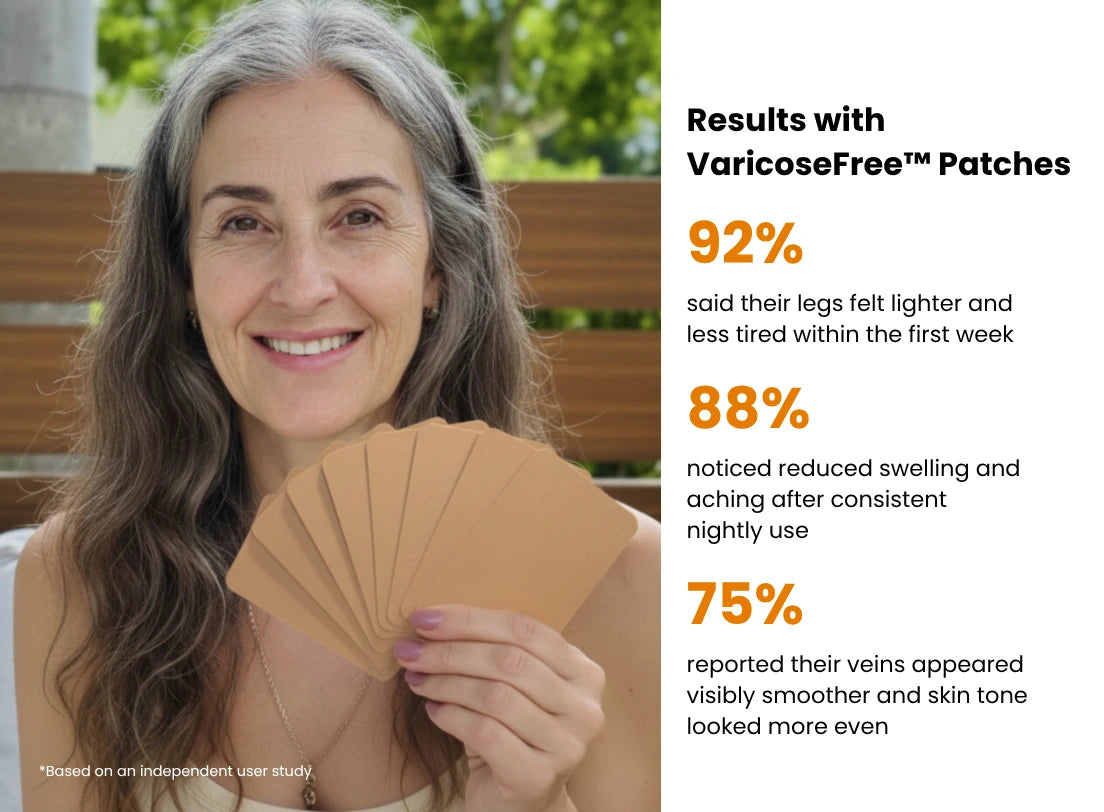 Maximum Potency Anti-Varicose & Spider Vein Patches | VaricoseFree™